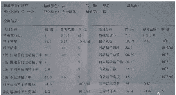 精液常规检查