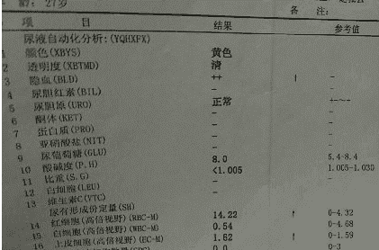 试管降调针检查报告